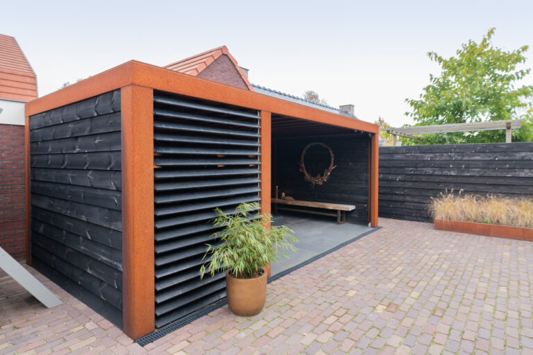 Tuinkamer van staal in Rhenen