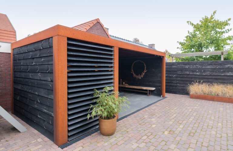 Tuinkamer van staal in Rhenen